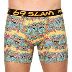 69 SLAM Pánske boxerky fit island of paradise dylan (MBYISP-PO) - veľkosť M