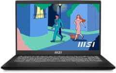 MSI Modern 15 B7M-067CZ, čierna