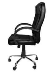 Malatec 8983 Kancelárska stolička EKO koža čierna 13976