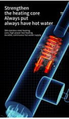 Tavalax Kovový okamžitý ohrievač vody s displejom