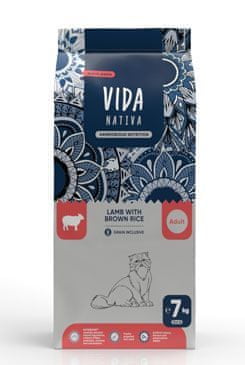 Kraftia VIDA NATÍVA CAT Adult Lamb & Rice 7kg