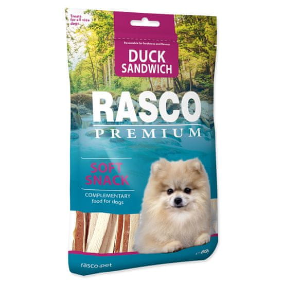 RASCO PREMIUM Pochoutka sendviče z kachního masa a treskou 80 g