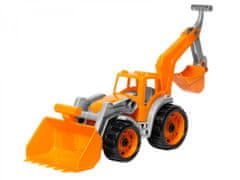 Lean-toys Vedro traktorového rýpadla oranžové 3671