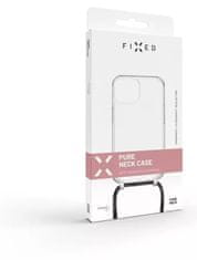 FIXED Púzdro Pure Neck s čiernou šnúrkou na krk pre Samsung Galaxy A14/A14 5G, FIXPUN-1072-BK