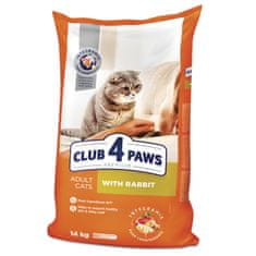 Club4Paws Premium CLUB 4 PAWS PREMIUM «S KRÁLIKOM».14KG Kompletné Suché Krmivo Pre Dospelé Mačky.