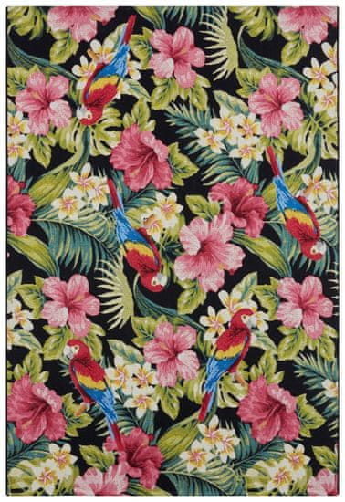 Hanse Home Kusový koberec Flair 105613 Flowers and Leaves Multicolored – na von aj na doma