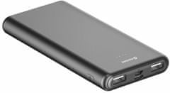 SWISSTEN powerbanka WORX II, 10000mAh, čierna