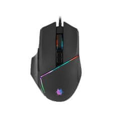 Northix Optická počítačová myš - USB - 1000–6400 DPI - RGB svetlo 