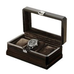 Northix Elegantná krabička na hodinky - Miesto pre 3 hodinky 