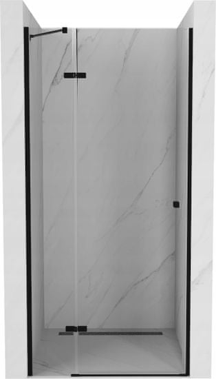 Mexen Sprchové dvere ROMA čierne, 80 CM