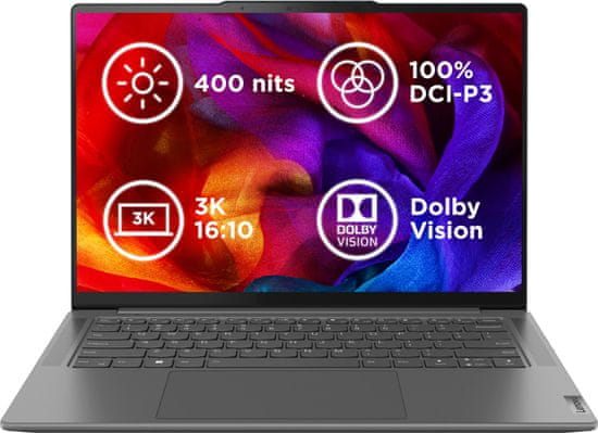 Lenovo Yoga Pro 7 14ARP8 (83AU004CCK), šedá