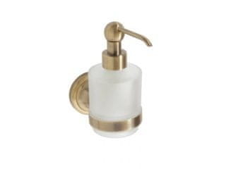 BEMETA BEMETA RETRO bronz: Dávkovač tekutého mydla 200ml, sklo MINI 144109107 - Bemeta