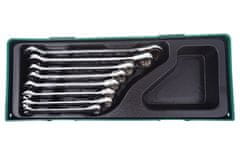 Jonnesway Sada kombinovaných kľúčov s račňou v kazete, 8 kusov, 8-19 mm - JONNESWAY W45308SP