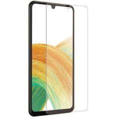 IZMAEL Temperované tvrdené sklo GOLD 9H pre Samsung Galaxy A34 - Transparentná KP26580