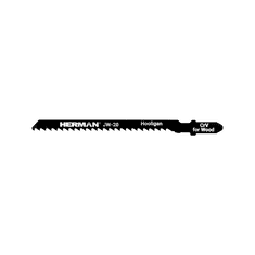 HERMAN Pílový list JW-20 Hooligan 75x8x1,25mm | Pre priamočiaru pílu