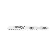 HERMAN Pílový list JY-18 Plexi 55x8x1,27mm | Pre priamočiaru pílu