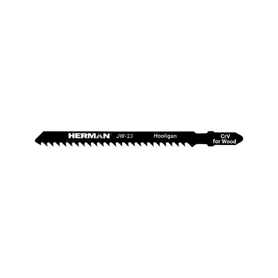 HERMAN Pílový list JW-23 Hooligan 75x8x1,25mm | Pre priamočiaru pílu