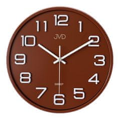 JVD Nástenné hodiny Sweep HX2472.5 hnedé, 31 cm