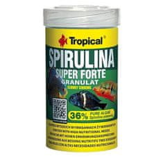 TROPICAL Super Spirulina Forte Granulat 100ml/60g granulované krmivo so spirulinou