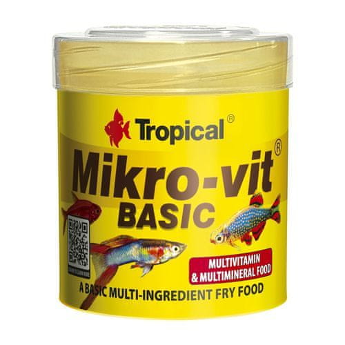 TROPICAL Mikro-vit Basic 50ml/32g základné krmivo pre plôdik