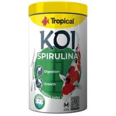 TROPICAL Koi Spirulina Pellet M 1l/320g plávajúce krmivo pre jazierkové ryby