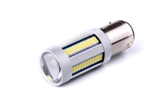 AUTOLAMP LED 12V-24V (P21/4W) BAZ15d číra /68x4014/