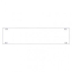 EMOS ZR9035 Rámček pre LED panel 30×120cm, bezskrutkový, biely 1542009035