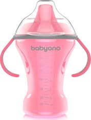 BabyOno 1457 SIP CUP HARD LIFT 260ML PŘÍRODNÍ KOJENÍ BabyOno