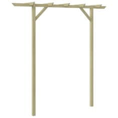 Vidaxl Záhradná pergola 205x40x203 cm, drevo