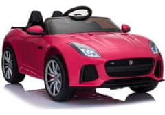 Lean-toys Jaguar F-Type Ružové auto na batérie