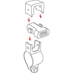 LAMPA Zástrčka na riadidlá motocykla USB-Fix OMEGA - 38832