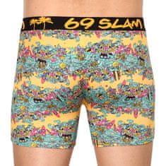 69 SLAM Pánske boxerky fit island of paradise dylan (MBYISP-PO) - veľkosť M