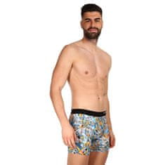 69 SLAM Pánske boxerky fit exotic sea dylan (MBYEXS-PO) - veľkosť L