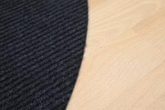 Vopi Kusový koberec Quick step antracit kruh 57x57 (priemer) kruh
