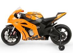 Injusa 6493 Detská elektrická motorka KTM RC8C 12V so zvukmi