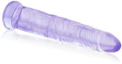 XSARA Štíhlé análně vaginální dildo - gelové elastické tágo - 83790666