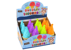 Lean-toys Mydlové bubliny Zmrzlina 4 farby 80ml