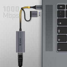 Yenkee adaptér YTC 013 USB-C - RJ-45 Ethernet