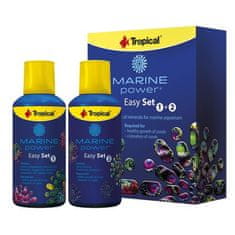 TROPICAL Easy Set 2x250ml sada pre komplexné doplňovanie prvkov v malých morských akváriách