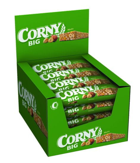 CORNY BIG cereálna tyčinka lieskový oriešok 24 x 50 g