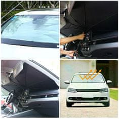 Cool Mango Skladateľný stredový štít s ochranou proti UV žiareniu, interiérová clona do auta - Carshade