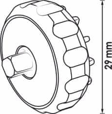 Vigor Palcová račňa 1/4" - VIGOR V2941