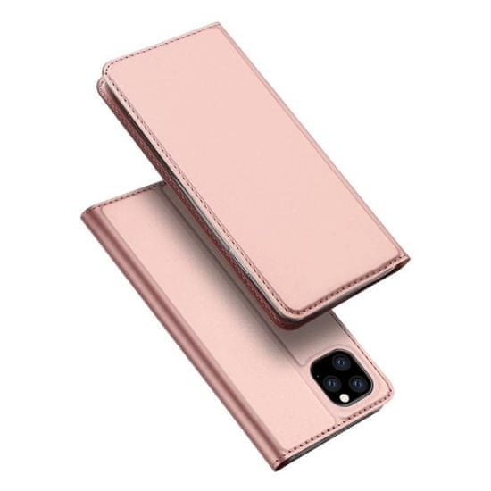 Dux Ducis Knížkové puzdro DUX DUCIS Skin Pro pre Apple iPhone 11 Pro Max - Ružová KP26645