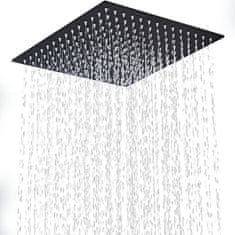 MUVU Rebiko štvorcová hlavová sprcha, čierna