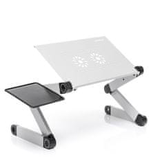 InnovaGoods Viacpolohový stolík na notebook 3206, biela