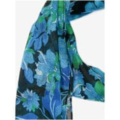Orsay Modrý dámsky kvetinový šál ORSAY_928439534000 Univerzálne