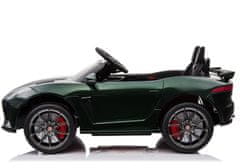 Lean-toys Jaguar F-Type Battery Car Green Paint