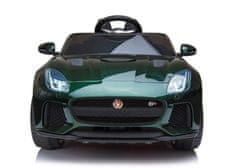 Lean-toys Jaguar F-Type Battery Car Green Paint