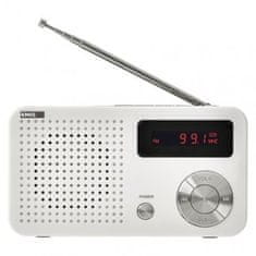 EMOS Rádio s mp3 EM-213 E0086, bielo-šedé 2618002600