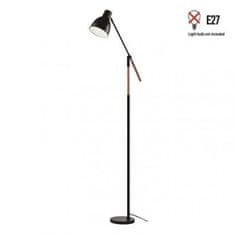 EMOS Stojacia lampa EDWARD na žiarovku E27 Z7606, 150 cm, čierna 1538163000